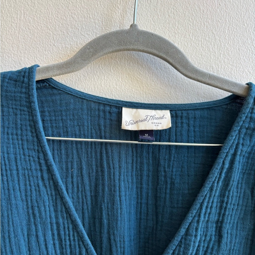 Universal Thread Dark Teal Romper - Picture 3 of 4